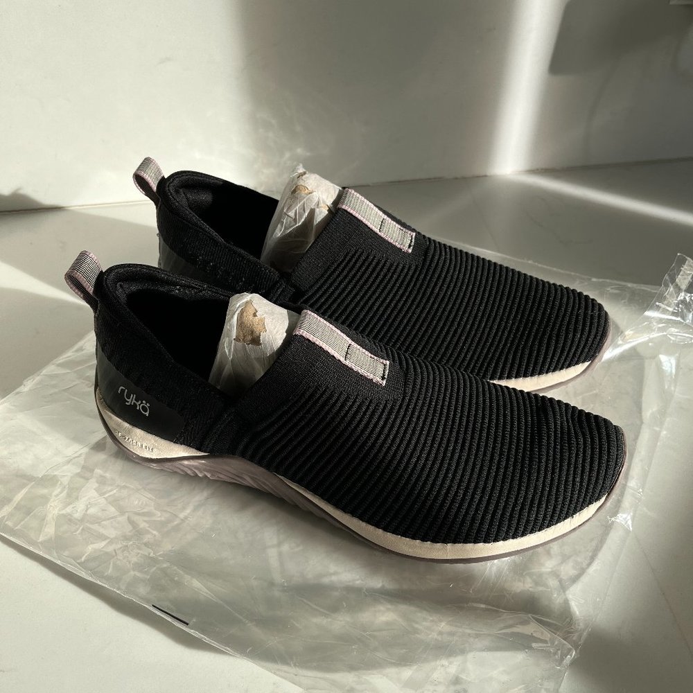 Black Rykä Echo Knit Slip-On Sneaker, Women's 10M